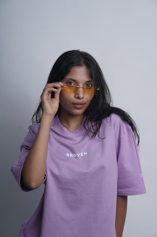 Savage Roar – Lavender Oversized T-Shirt