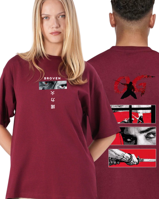 Broven OG Tee – Burgundy’s Edition