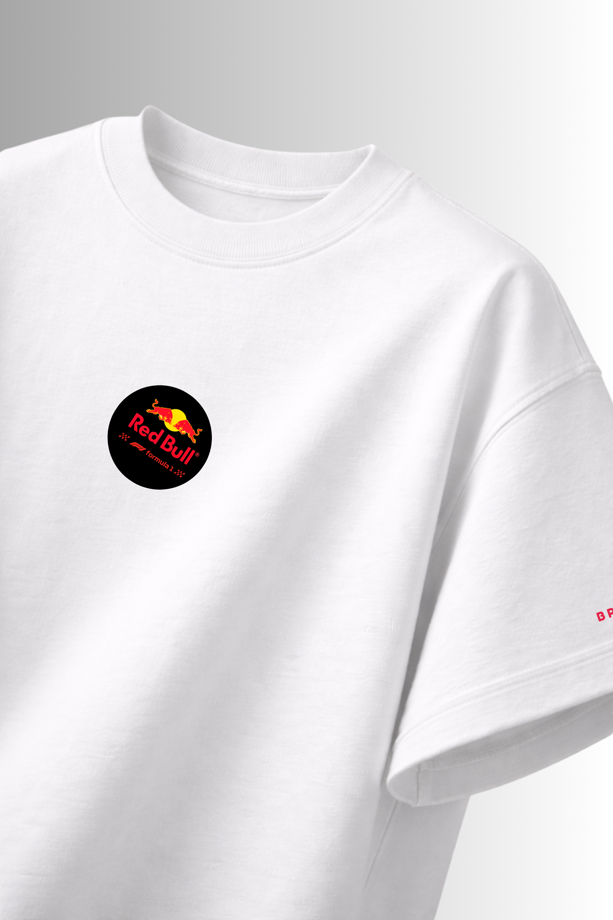 Racing Bull – White Oversized T-Shirt