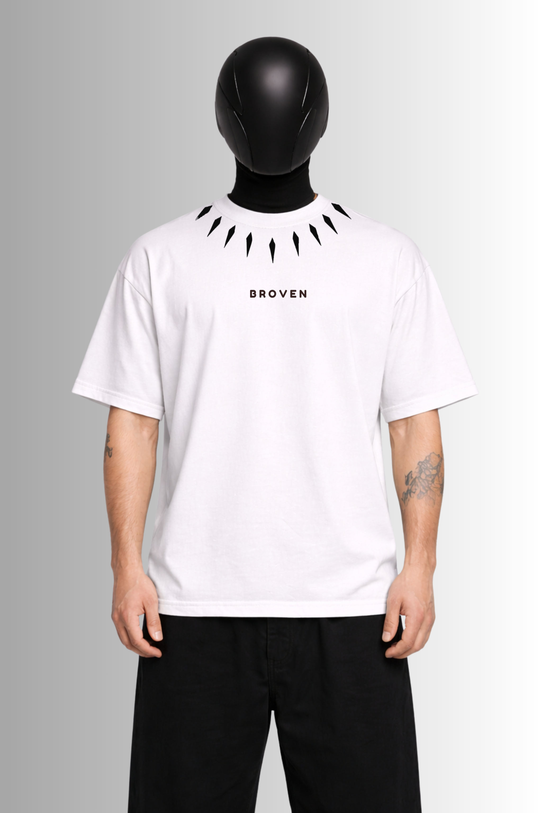 Wakanda Vibe – White Oversized T-Shirt