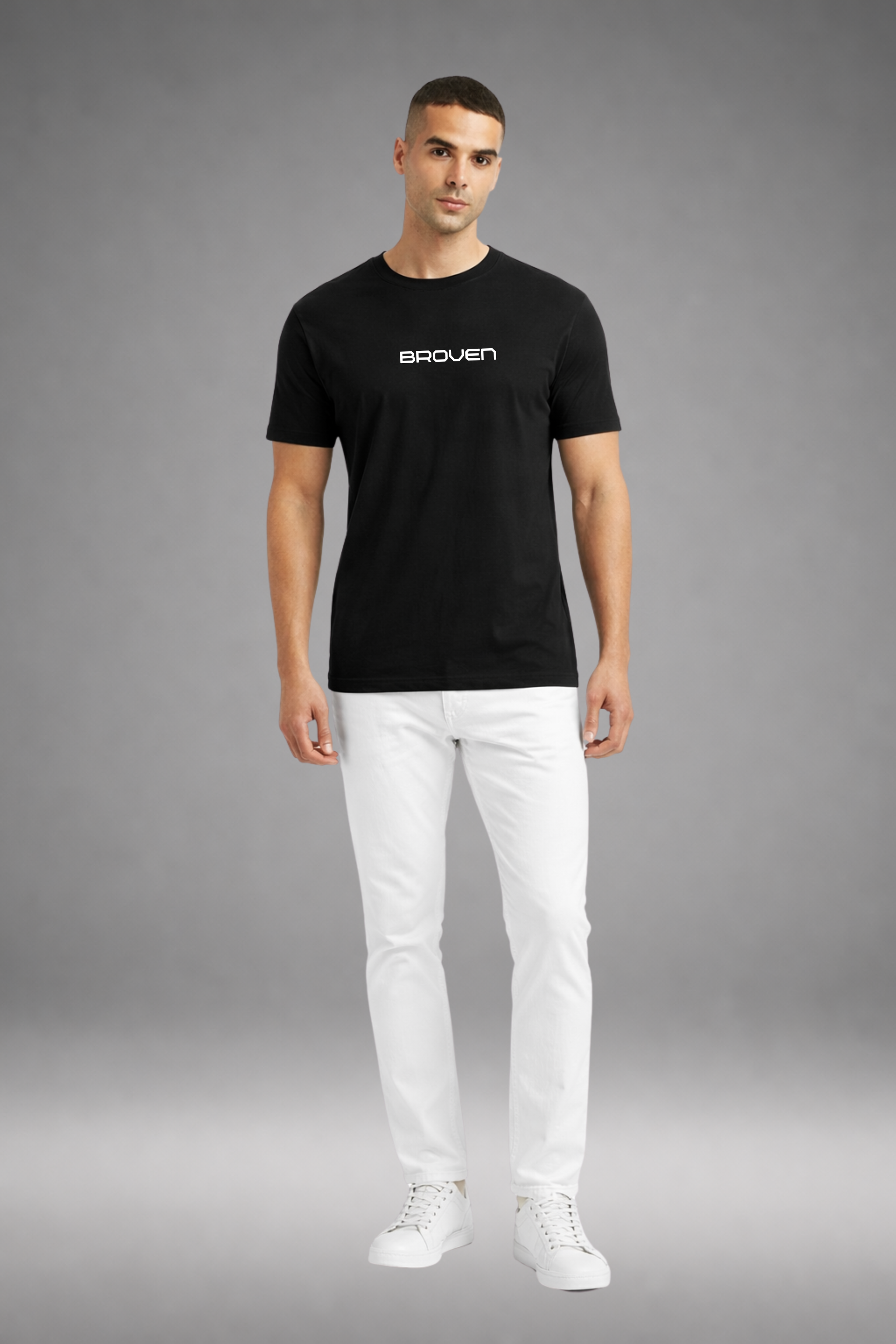 Broven Essential Black Regular Fit T-Shirt 3