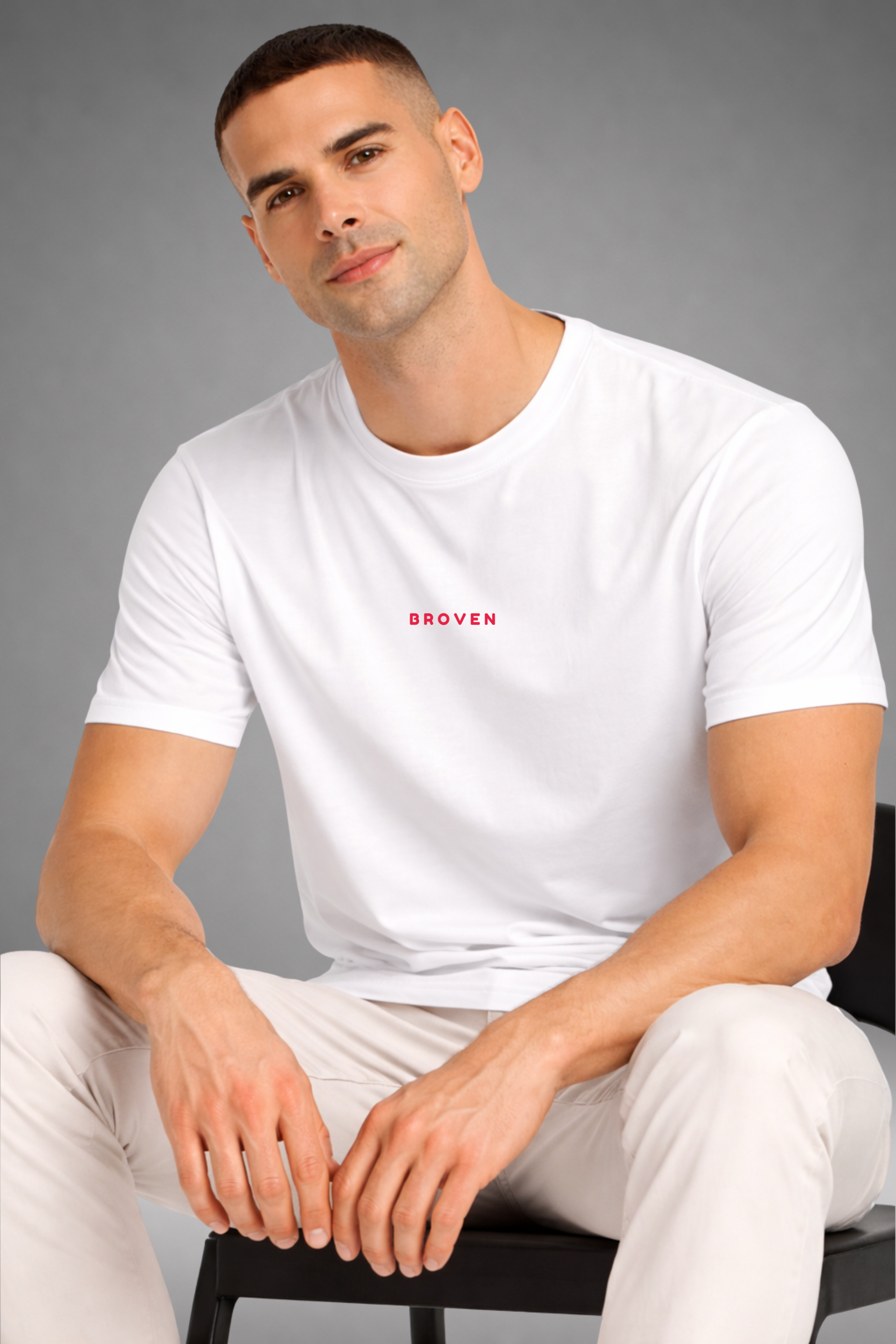 Broven Essential White Regular Fit T-Shirt 1