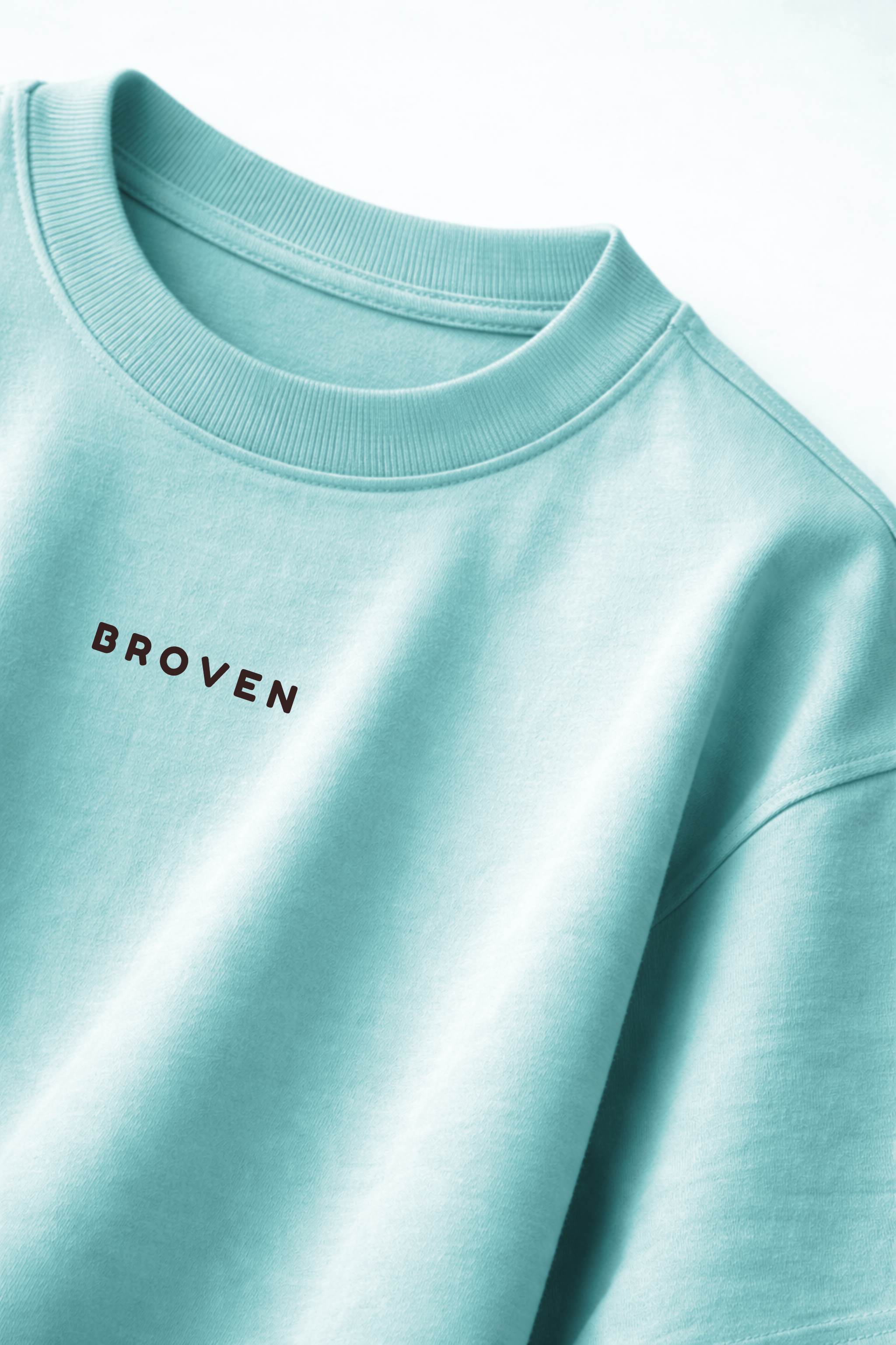 Sky Raptor – Teal Oversized T-Shirt with Eagle Back Print