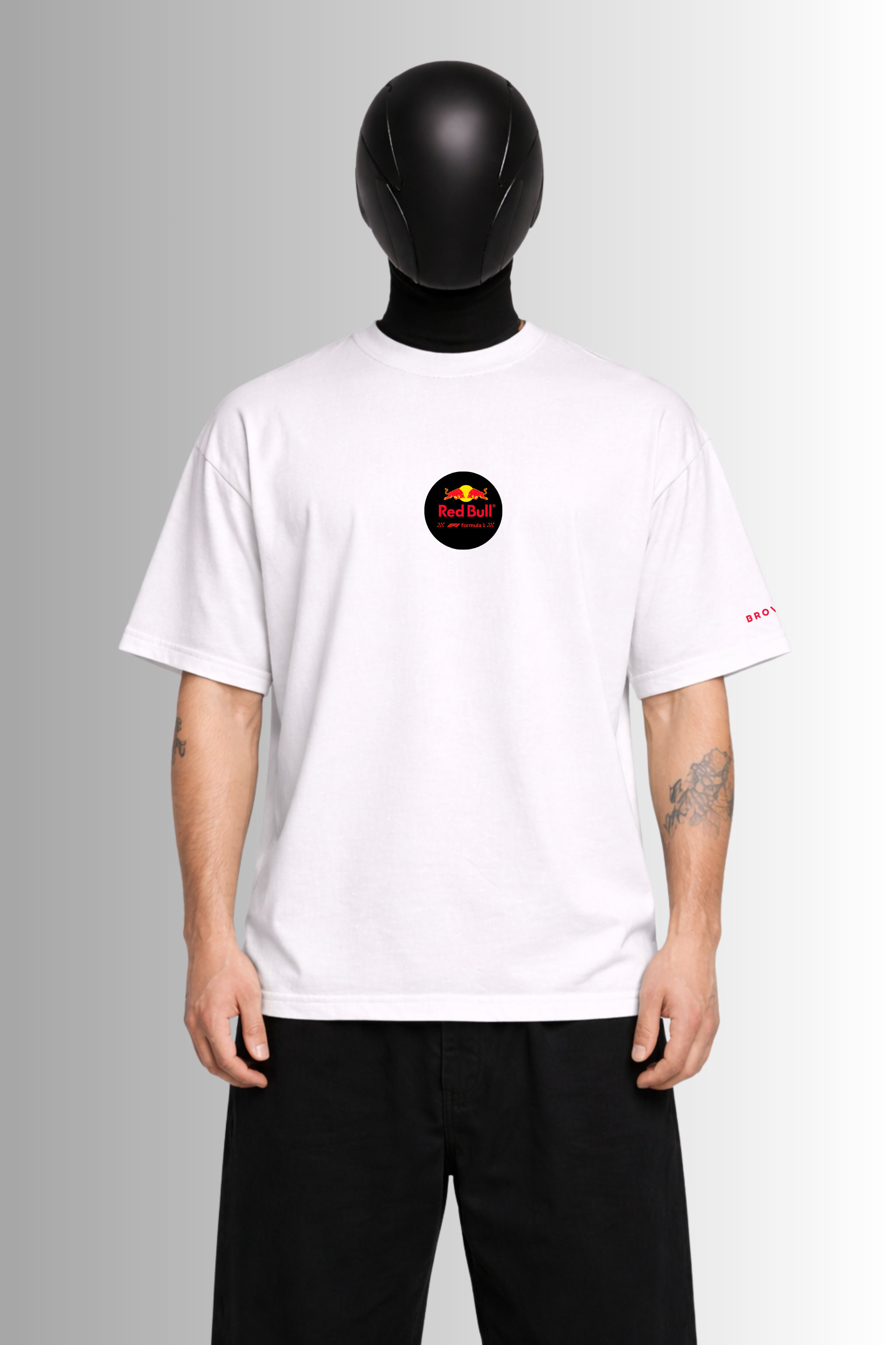 Racing Bull – White Oversized T-Shirt