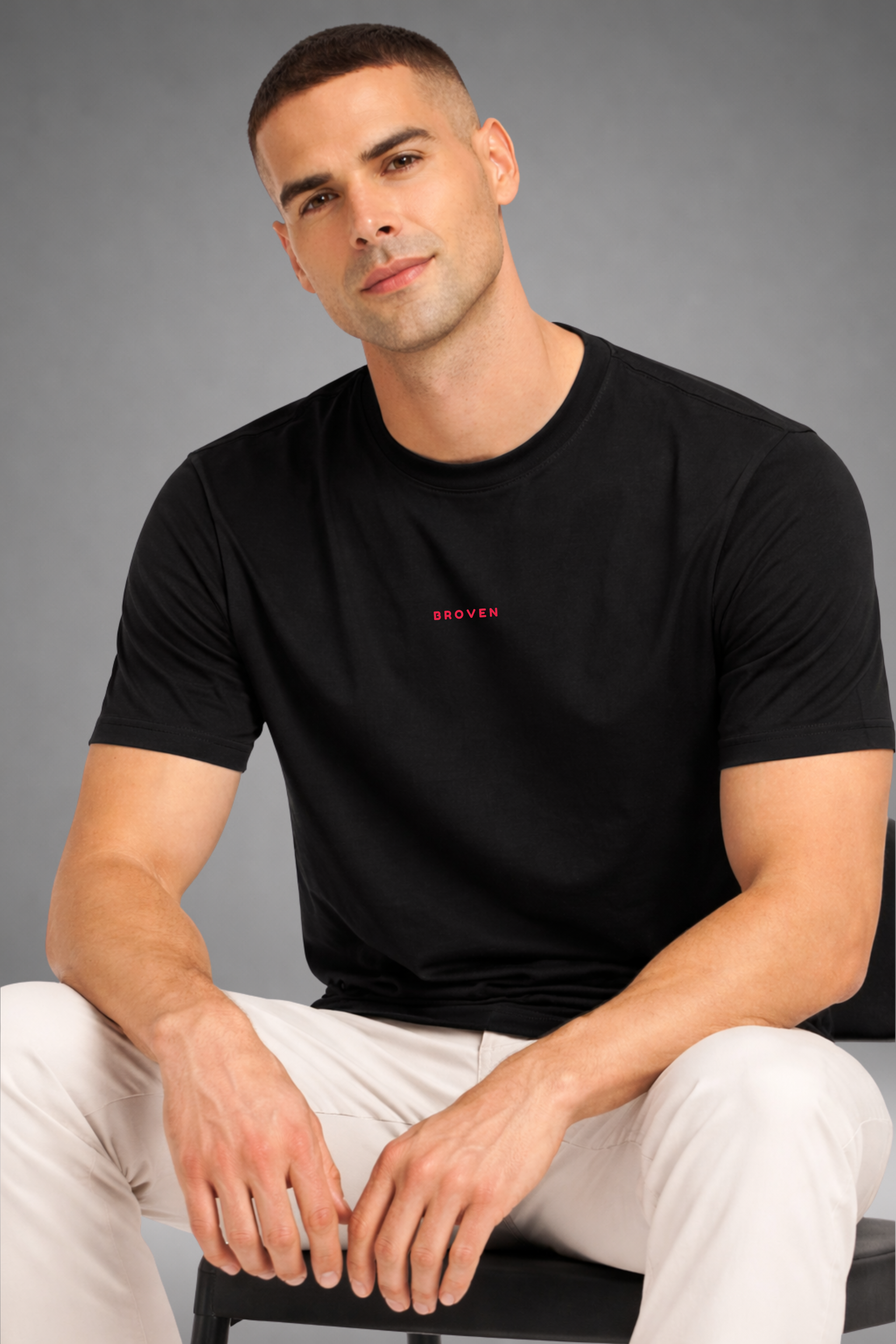 Broven Essential Black Regular Fit T-Shirt 1