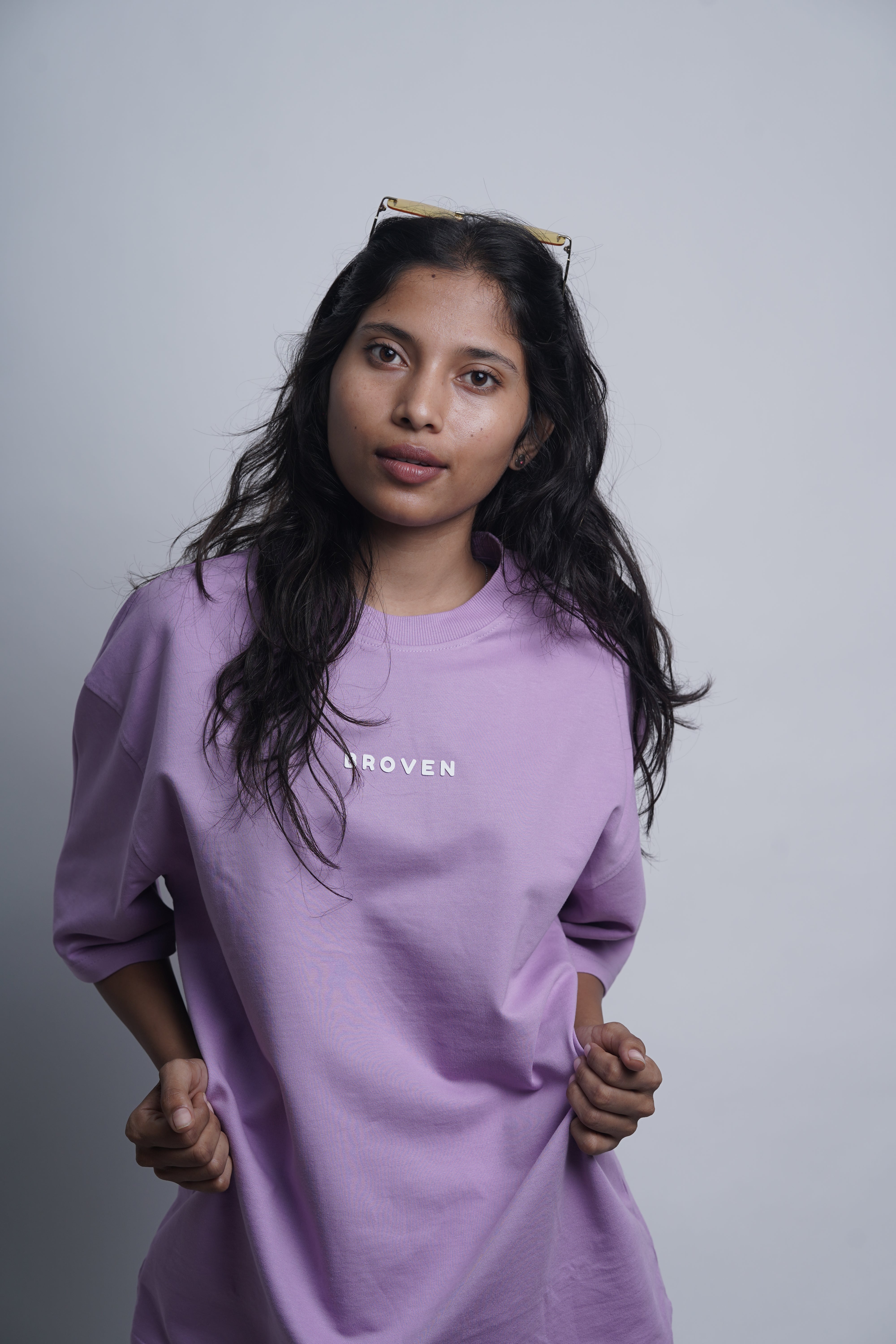 Savage Roar – Lavender Oversized T-Shirt