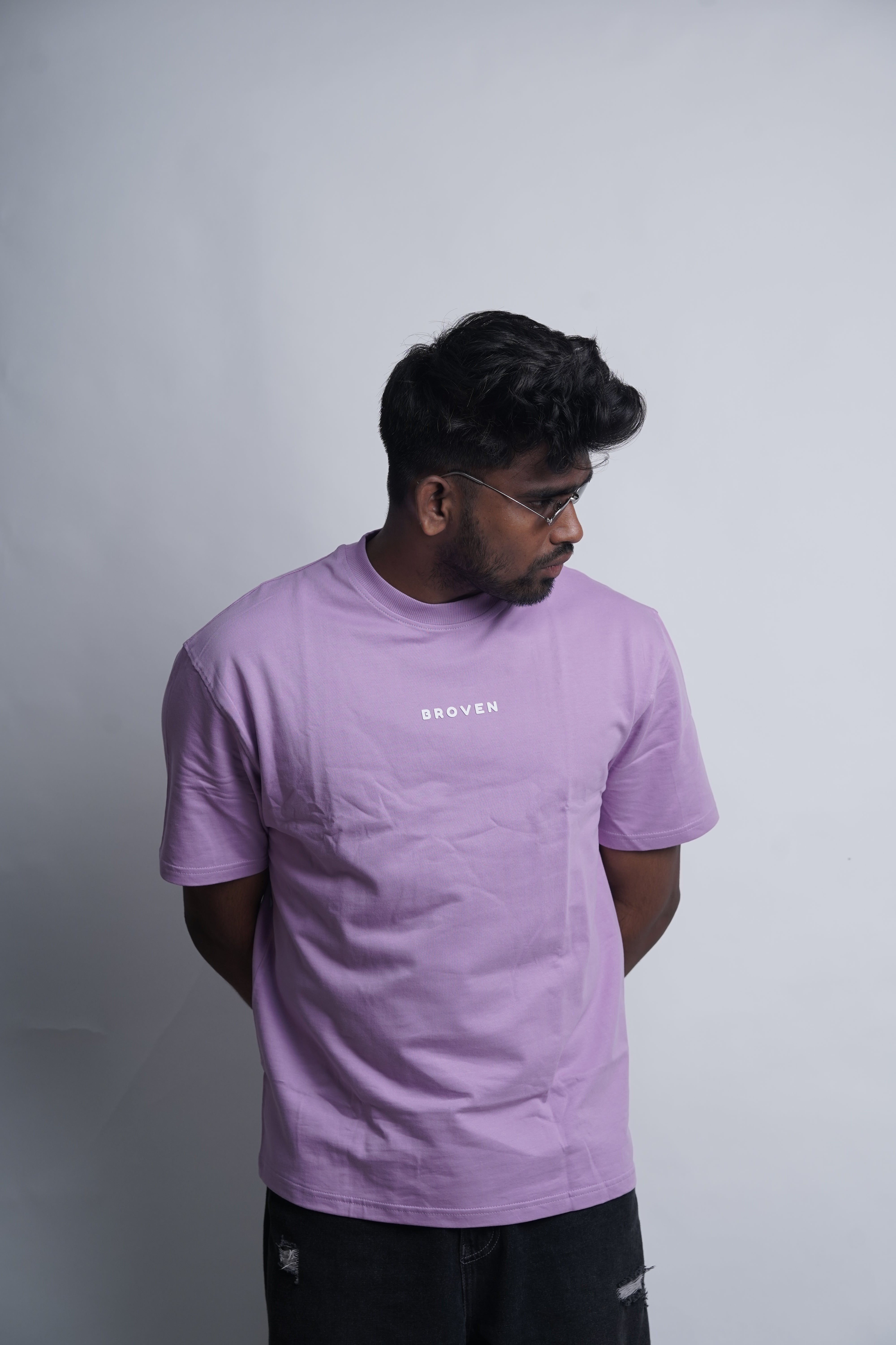 Savage Roar – Lavender Oversized T-Shirt