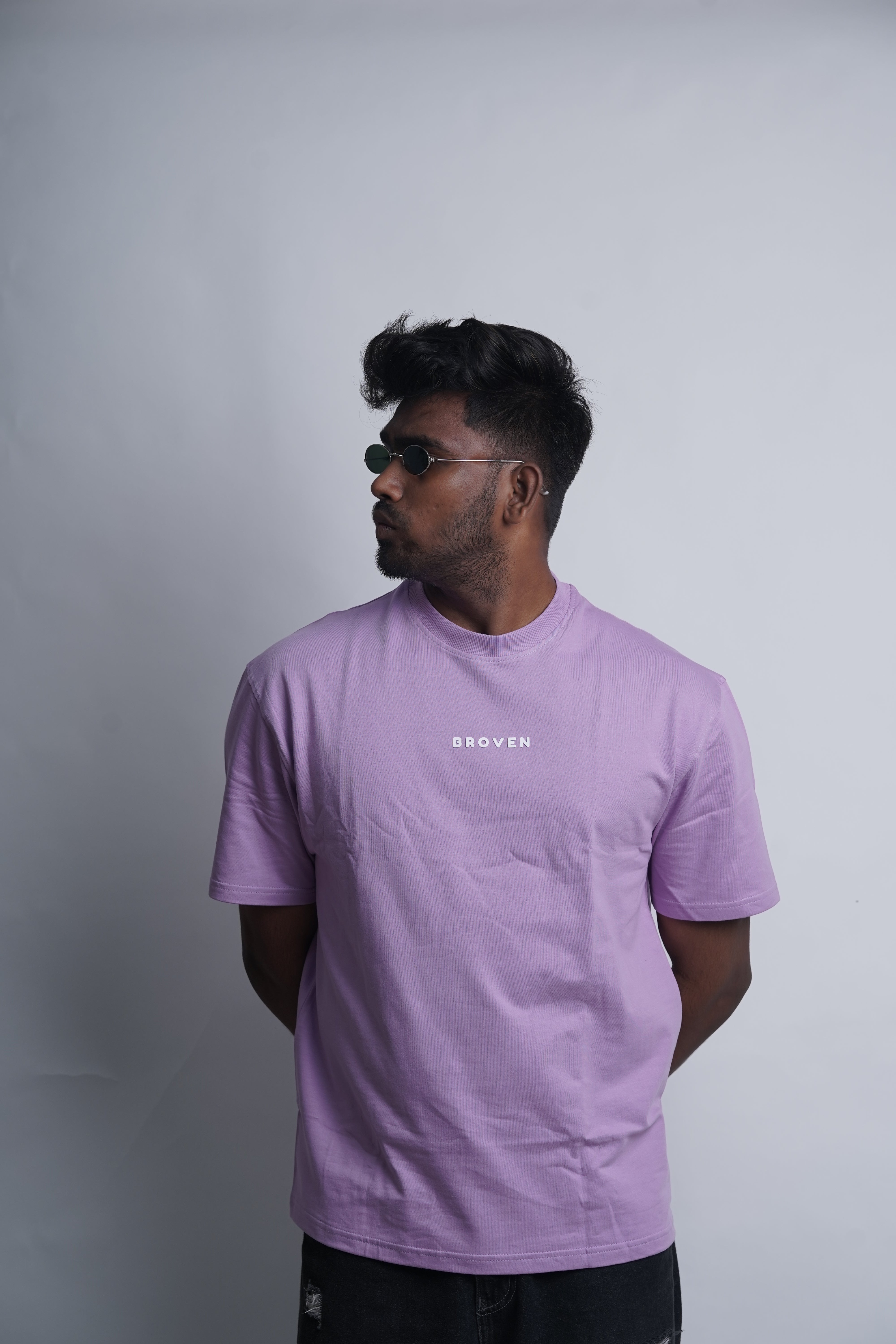 Savage Roar – Lavender Oversized T-Shirt