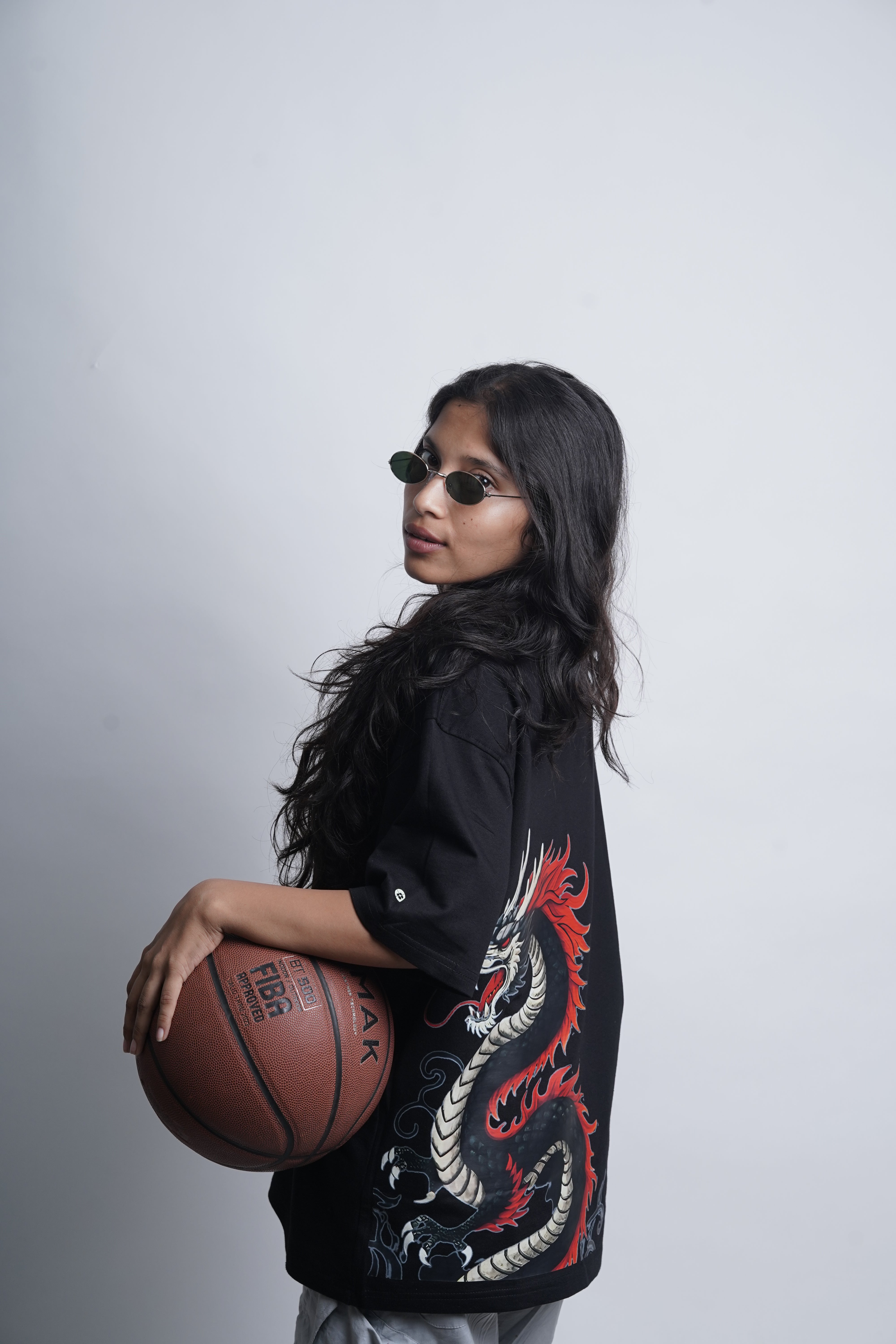 Dragon Wrath – Black Oversized T-Shirt