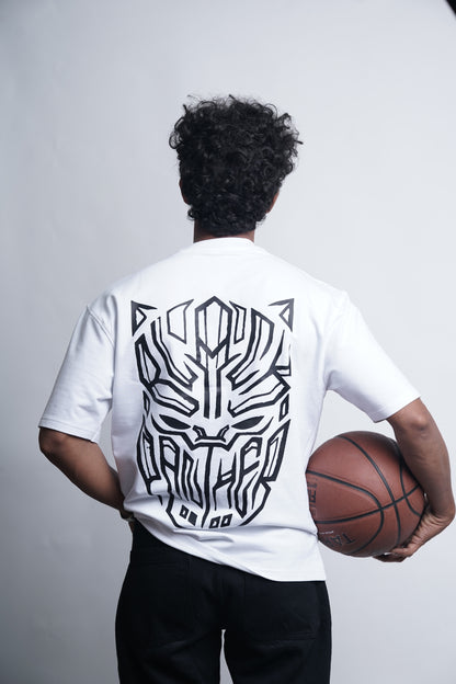 Wakanda Vibe – White Oversized T-Shirt