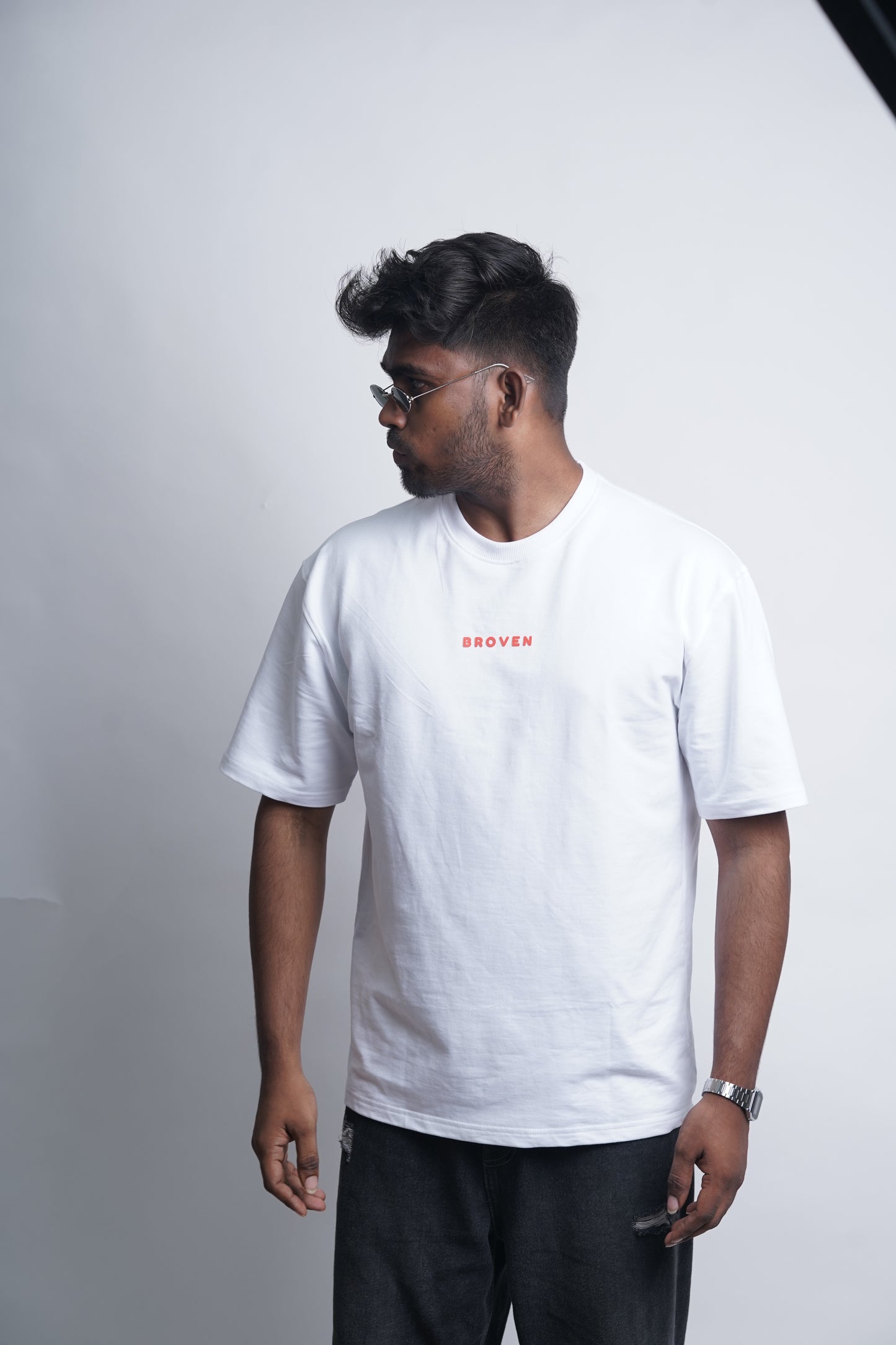 Sakura Soul – White Oversized T-Shirt