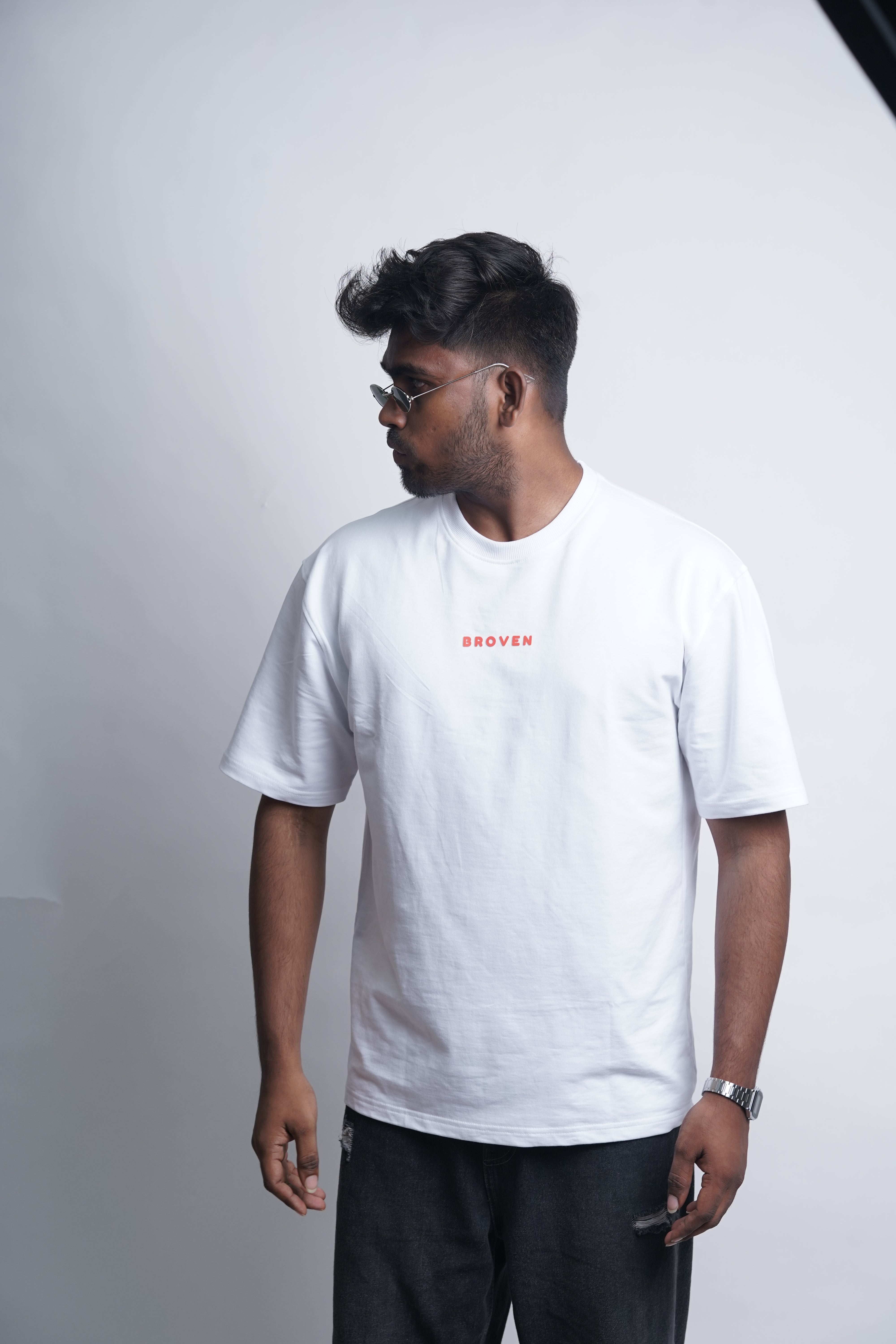 Sakura Soul – White Oversized T-Shirt