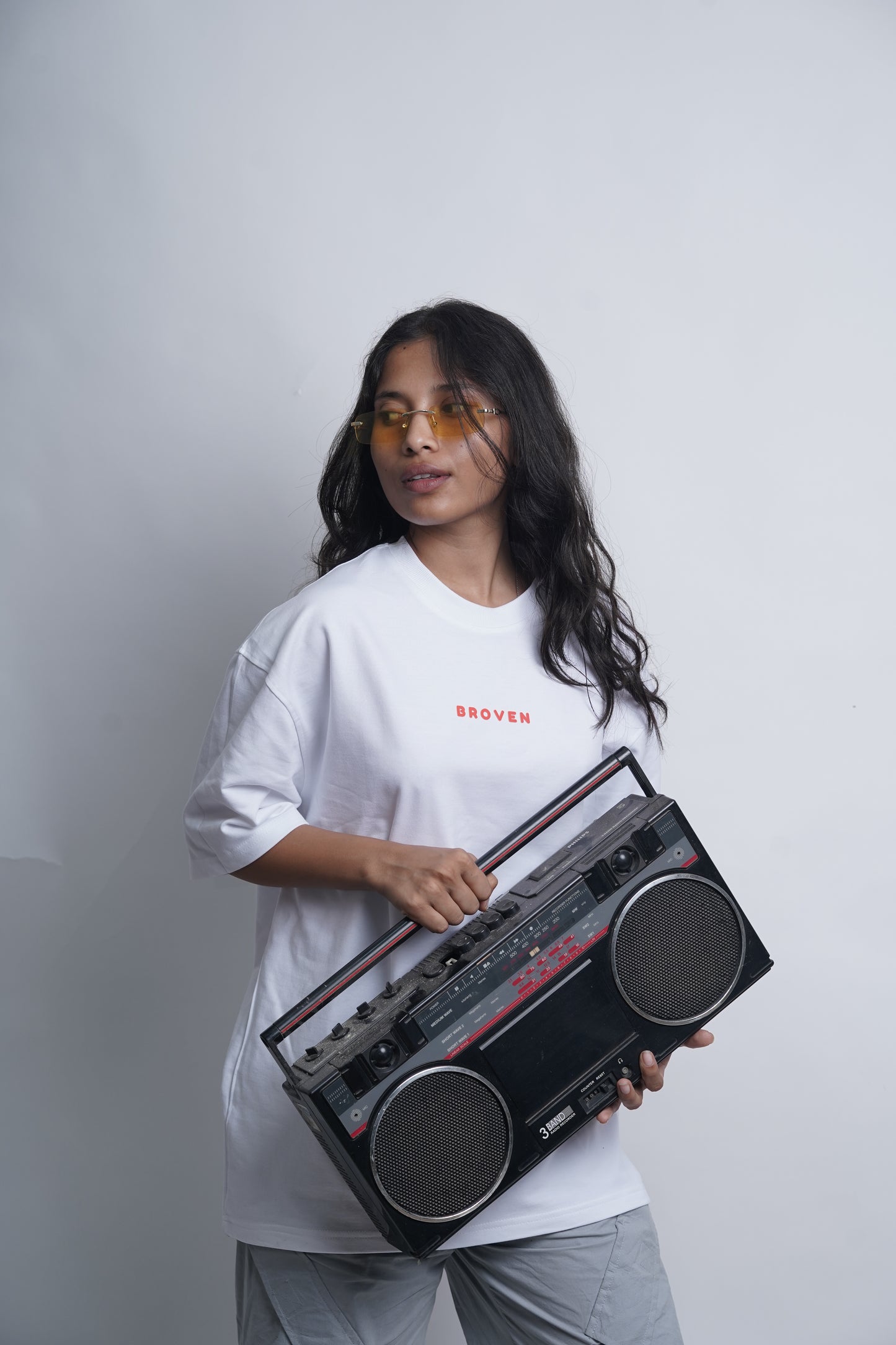Sakura Soul – White Oversized T-Shirt
