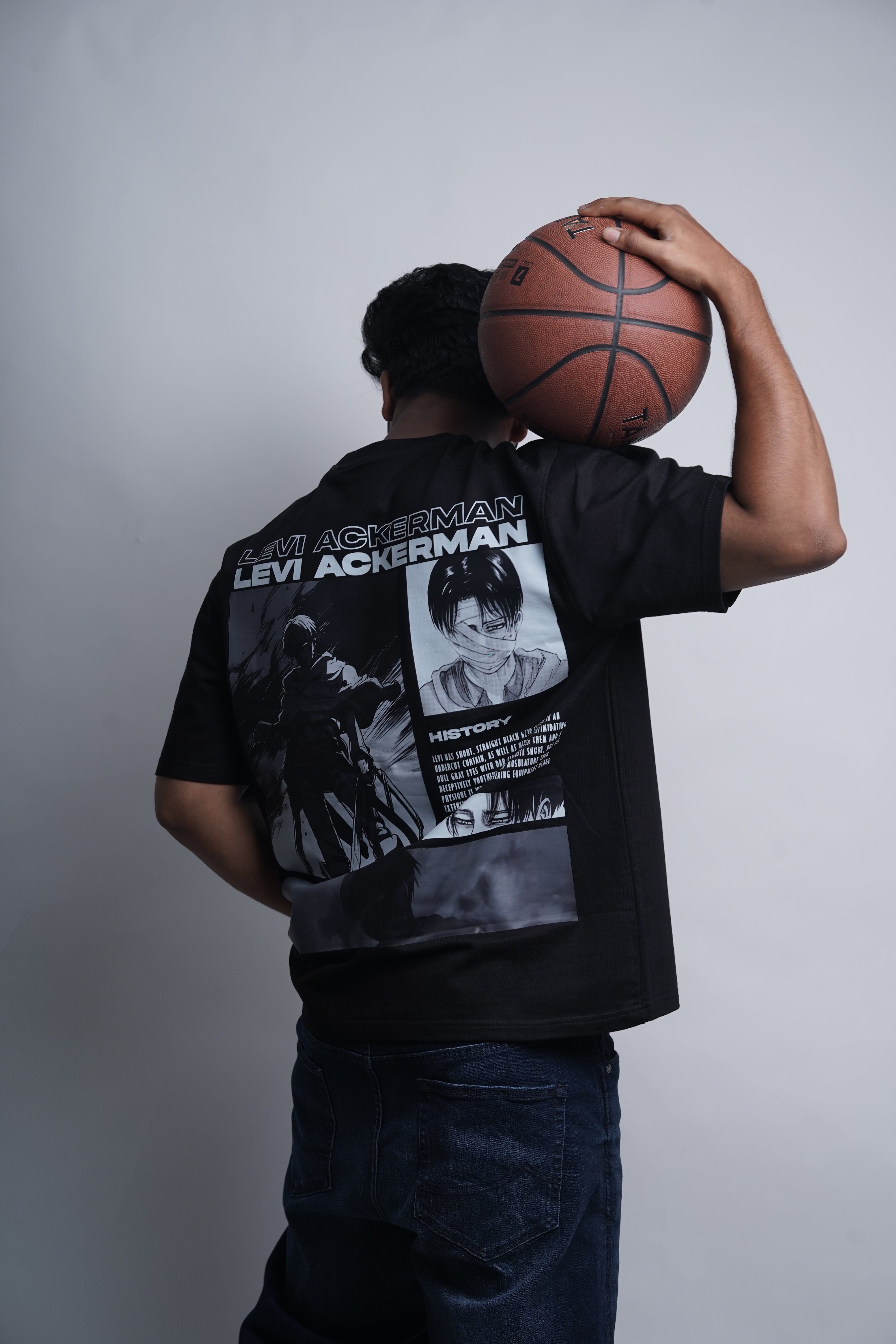 Levi Legacy – Black Oversized T-Shirt