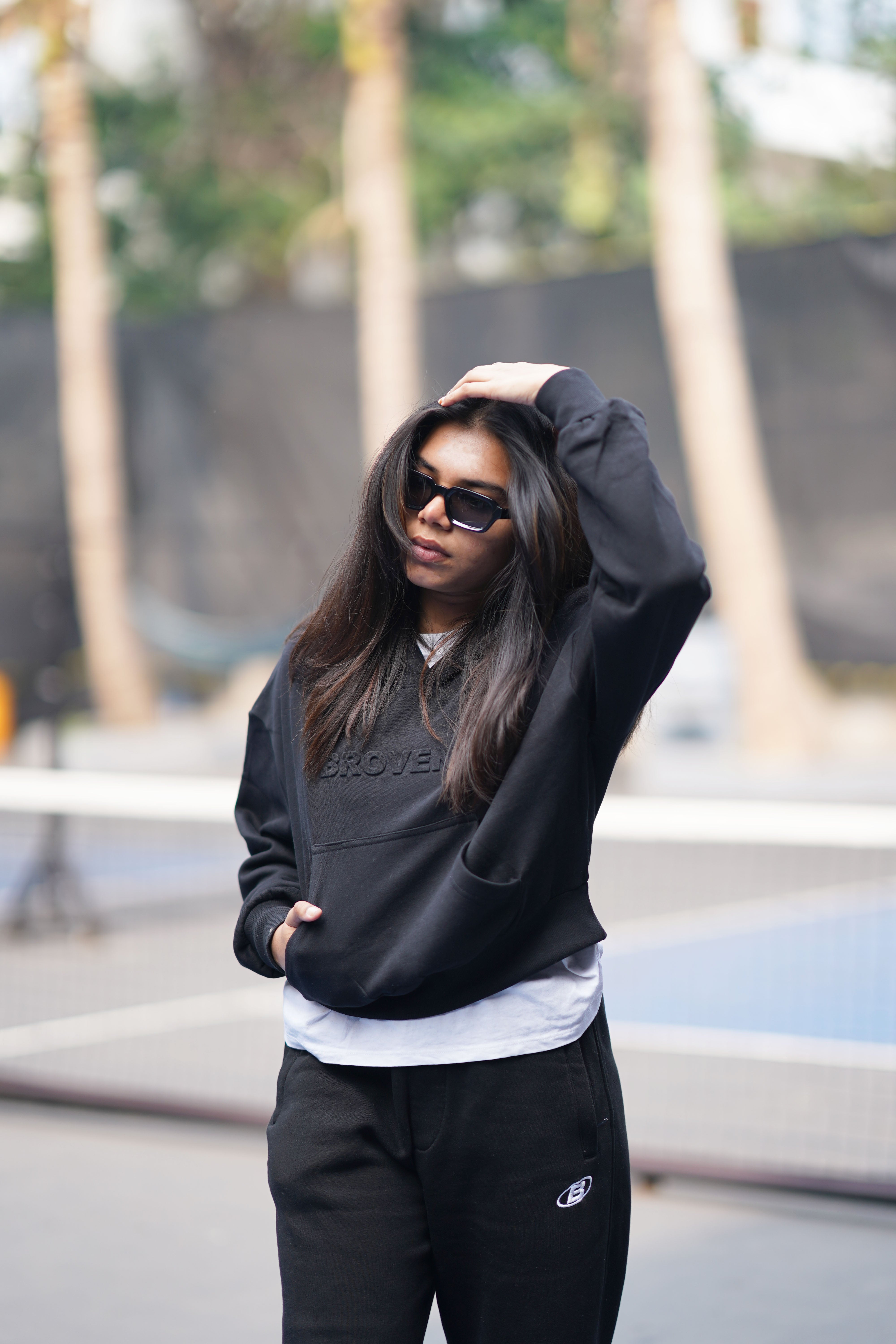 BROVEN | Metamorph Crop – Black