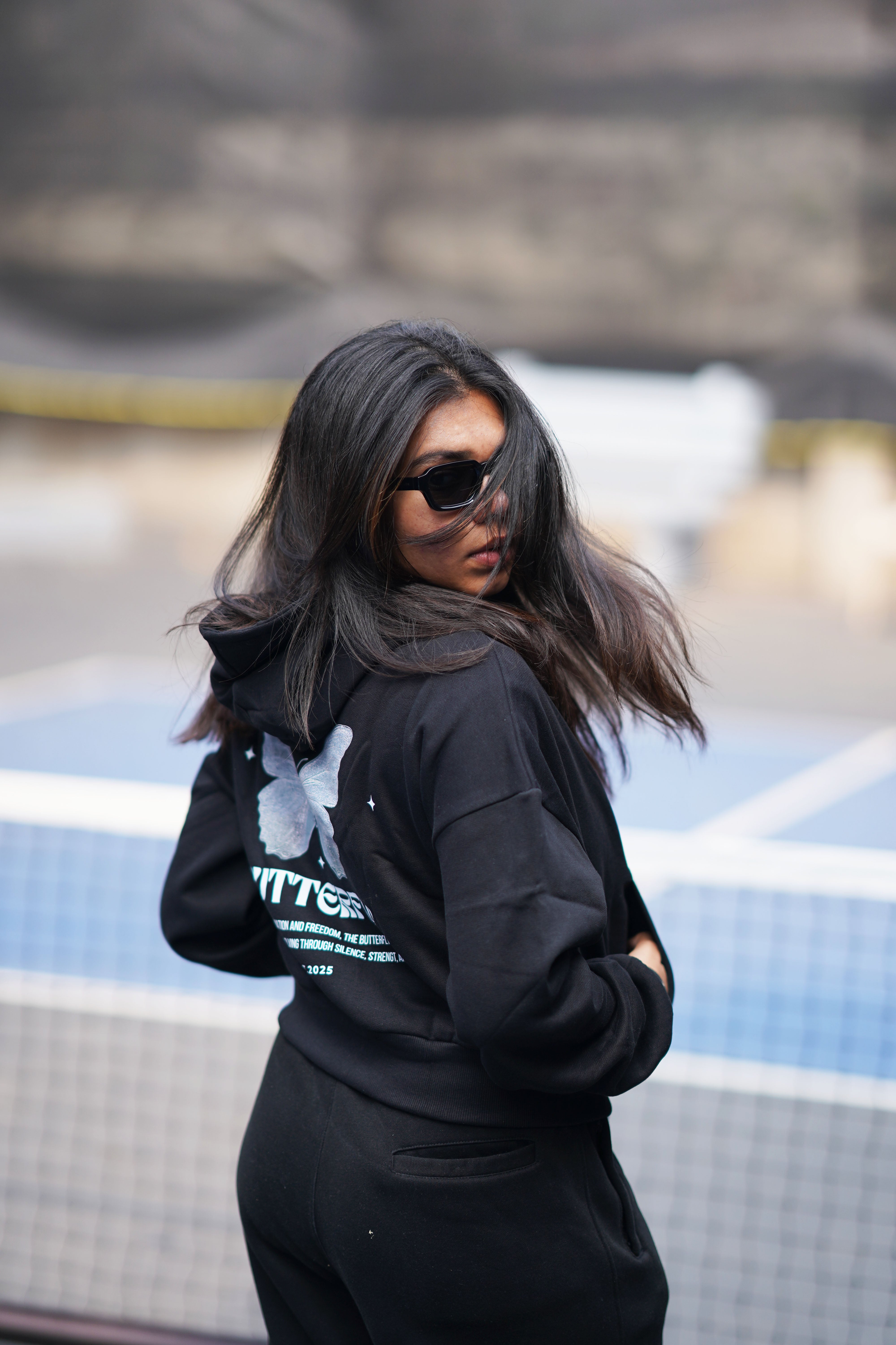 BROVEN | Metamorph Crop – Black