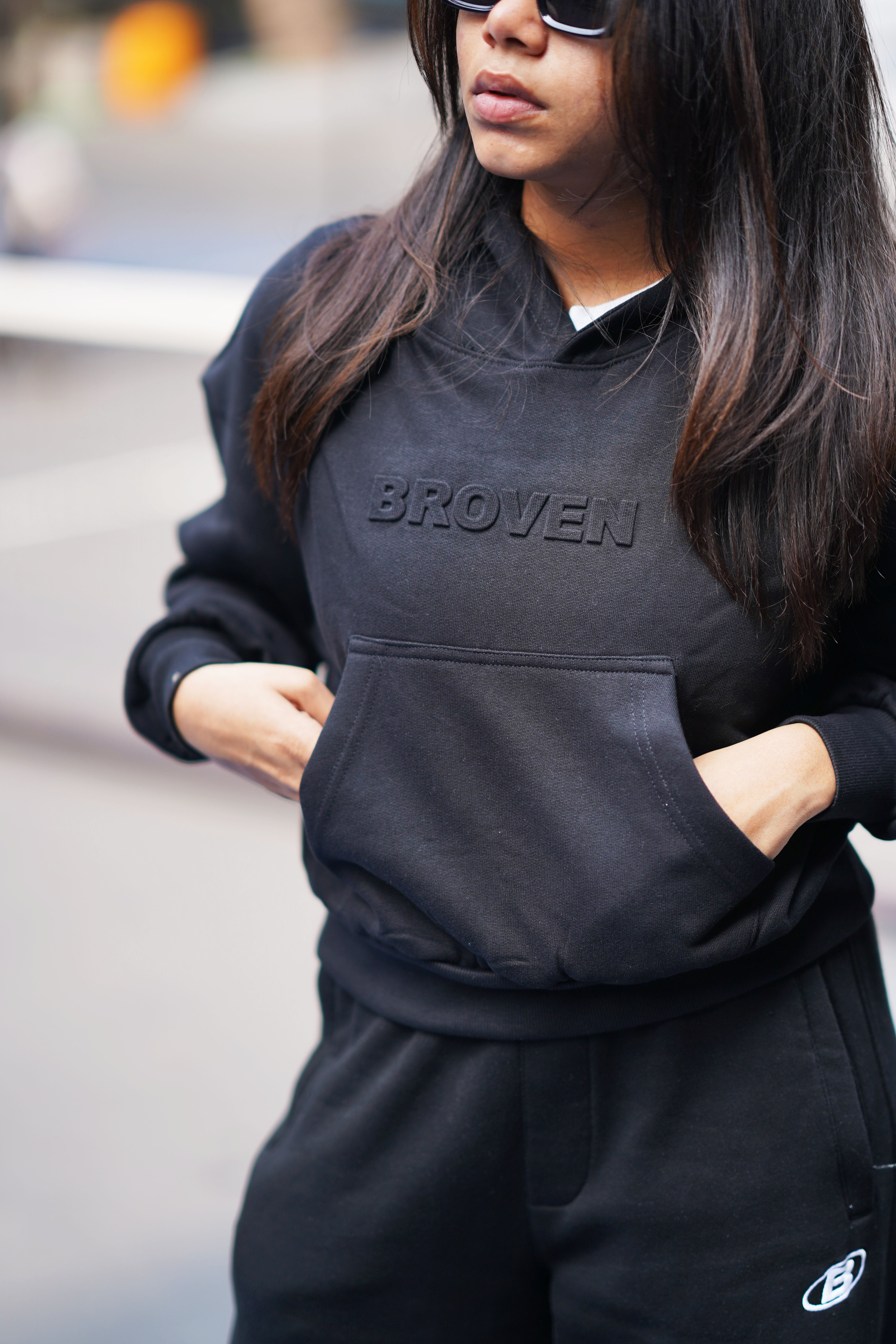 BROVEN | Metamorph Crop – Black