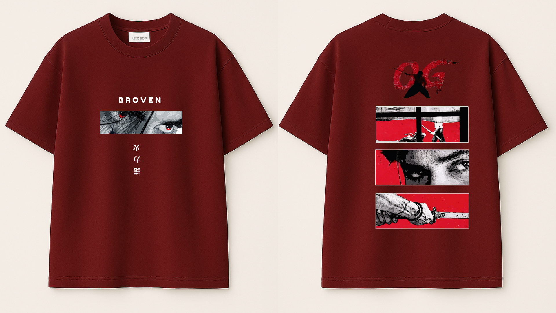 Broven OG Tee – Burgundy’s Edition